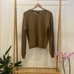 Lety & Me Brown Crew Neck Sweater for Casual Wear